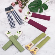 1 пара, хлопковые Ручка дверцы духовки крышка ручки противоскользящие защитные перчатки холодильник чехол на дверные ручки домашний декор 1 пара, хлопковые Ручка дверцы духовки крышка ручки противоскользящие защитные перчатки холодильник чехол на дверные ручки домашний декор