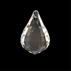 10 шт./лот 38 мм груша формы кристалл, освещение части люстра стекла Prism Подвески грушевидную форму люстра кристаллов