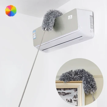 

1Pcs Household Cleaning Accessories Microfiber Dusting Retractable Household Cleaner Feather Duster Sweeper From The Dust Brush