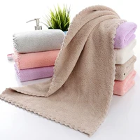 Coral Velvet Face Towel Microfiber Absorbent Bathroom Home Towel Soft Comfortable Breathable Towels Shower Hair Face Hand Towel 1