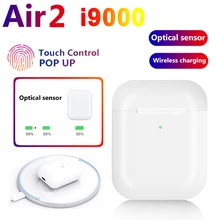 Оригинальные наушники i9000 TWS Air2, беспроводная гарнитура Bluetooth, спортивные наушники, стерео наушники для всех мобильных устройств LK TE9