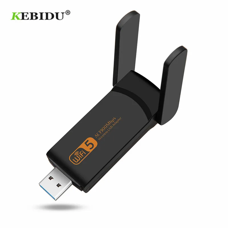 KEBIDU usb wifi адаптер 1900 Мбит/с двухдиапазонный 802.11ac/b/g/n 2,4 ГГц+ 5,8 ГГц Wi-Fi ключ компьютер AC сетевая карта USB 3,0 антенна