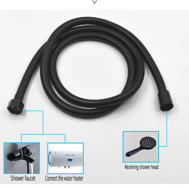 1.5m black hose