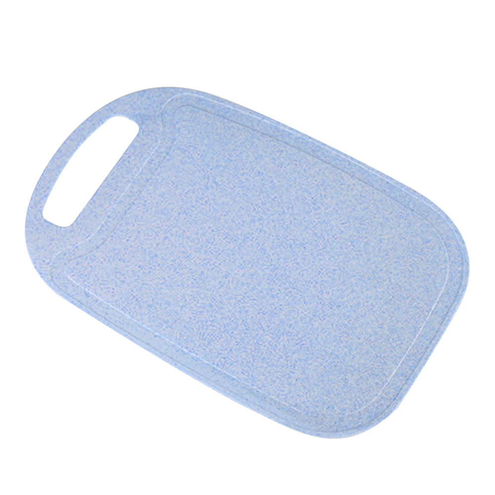 Синий Non Slip Healthy Vegetable Mini Home Anti Bacterial Chopping Board Mildew Proof Eco-friendly Practical Wheat Straw Cutting Block - Цвет: Синий