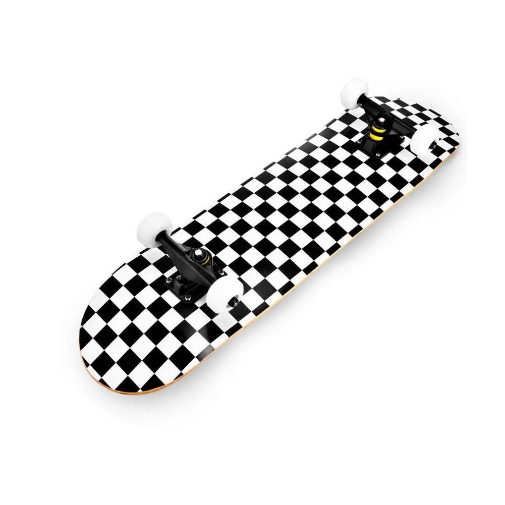 Adult Four-Wheel ABEC-7 Double Snubby Maple Skateboard Thermal Transfer Printing Pattern Skate Board Maple Long Board