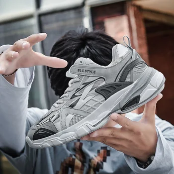 

New Ins Women Men Shoes Sneaker 2019 Spring Mesh Old Man's Running Shoes Air Permeability Casual Tennis Shoes Men Casual Shoes