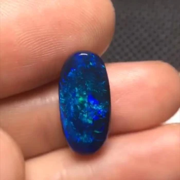 

A1210 Natural Black Opal 5.720ct Australia Origin Gemstones Loose Stones for Jewelry Making for Necklace Making