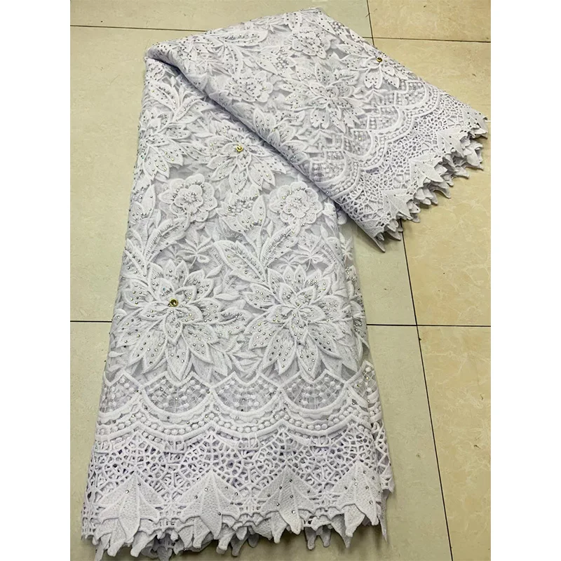 Sequines africano senhora laço francês vestido material
