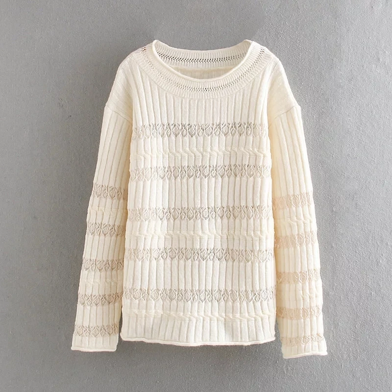 Увядшие зимние свитера для женщин pull femme в английском стиле винтажные простые сетчатые вшитые свитера больших размеров женские пуловеры Топы