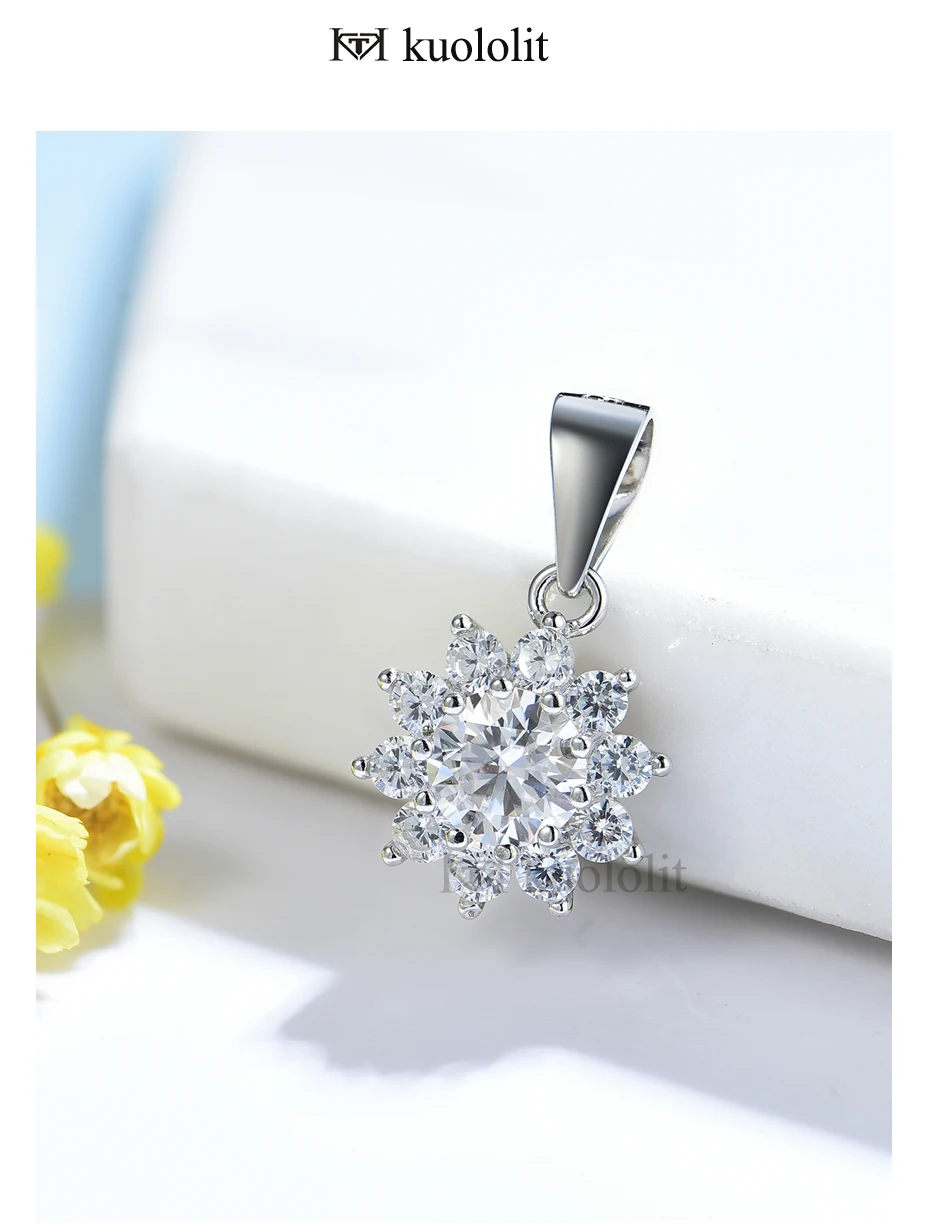 Kuololit Moissanite Solid 925 Sterling 