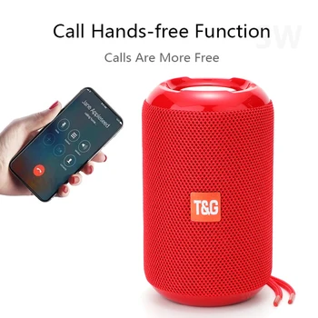 

Portable wireless Speaker Super BASS shockproof High power Mini TG264 10w Bluetooth Column Subwoofer Music Center System BoomBox