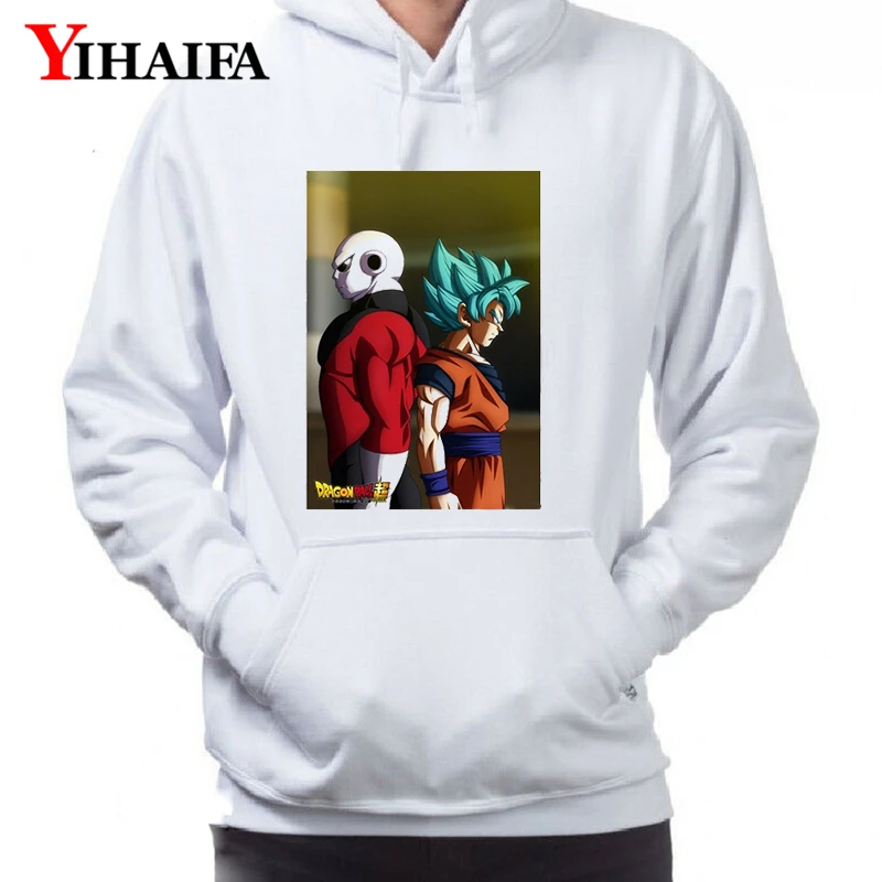 

Mens Autumn Hoodies gym Anime Goku Printed Sweatshirts Cartoons Streetwear Autumn Thin Casual Pullover Tops