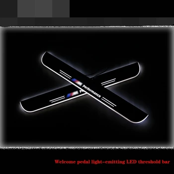

Led Door Sill For f30 BMW 3 Series Pedal Threshold Welcome Lights Nerf Bars Running Boards Car Scuff Plate Guards Lamp 2PCS