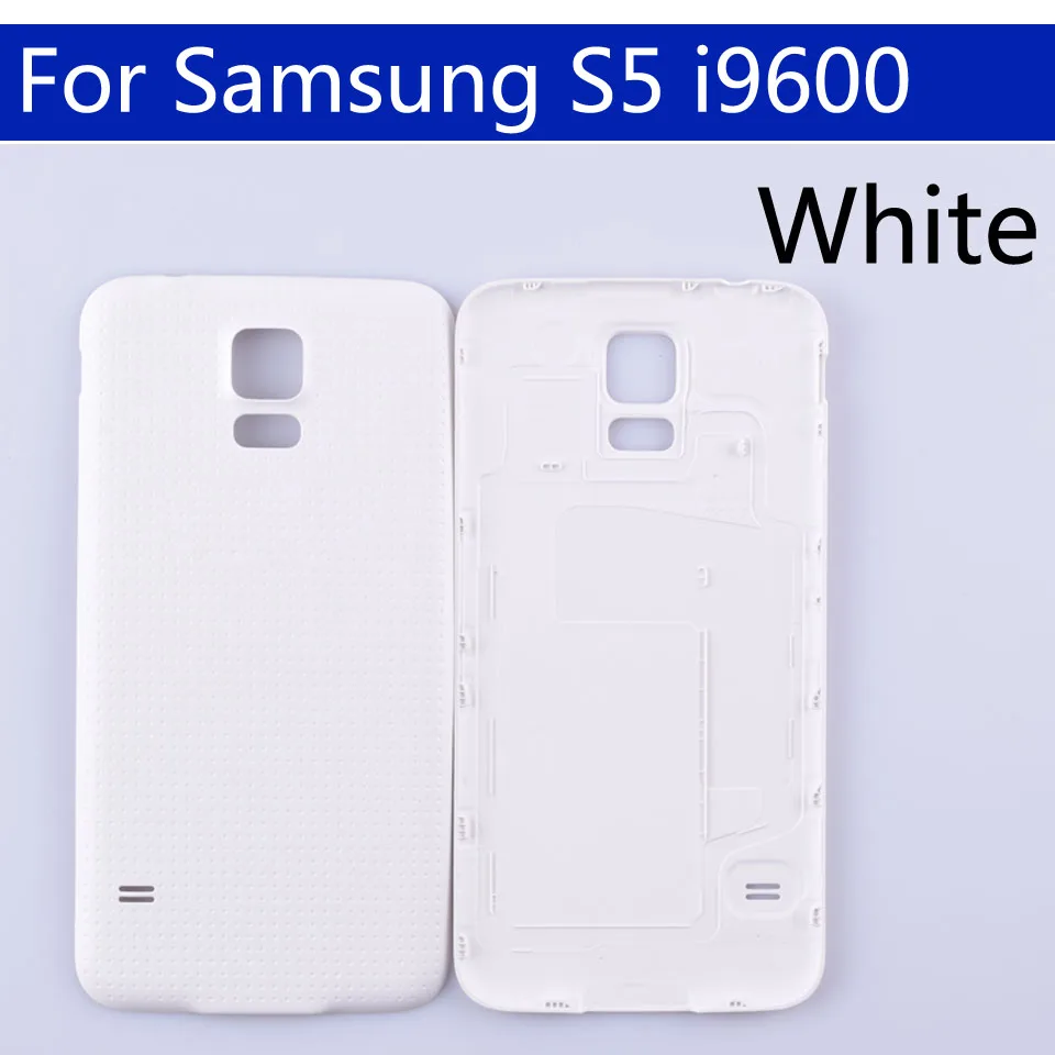 S5 задняя крышка аккумулятора для Samsung Galaxy S5 I9600 G900F G900H G900A G900 задняя крышка корпуса батарейного отсека Запасные части