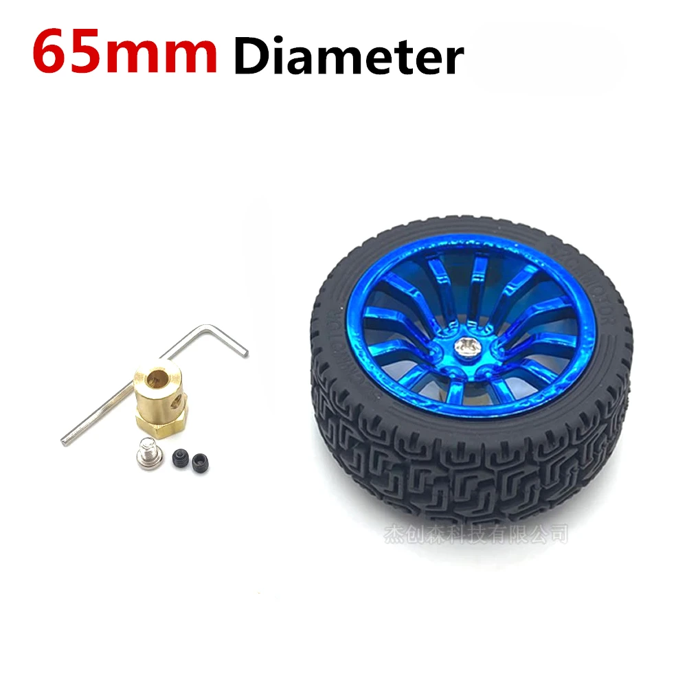 Колесная шина для игрушечного автомобиля Smart DIY диаметром 65 мм используется