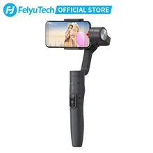 Feiyutech vimble 2 smartphone cardan 3 eixos handheld estabilizador com 183mm extensão pólo tripé para iphone x 8 7 xiaomi samsung