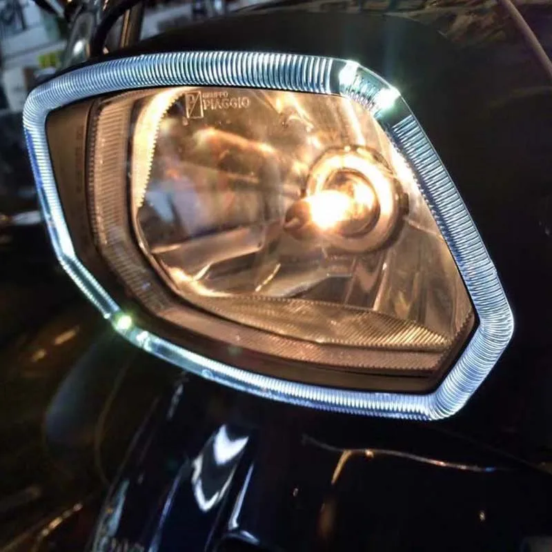 Для VESPA SPRINT 150 ABS, головной светильник, рамка, защита, украшение для 150cc, аксессуары, мотоциклетная крышка, светодиодный светильник дневного света
