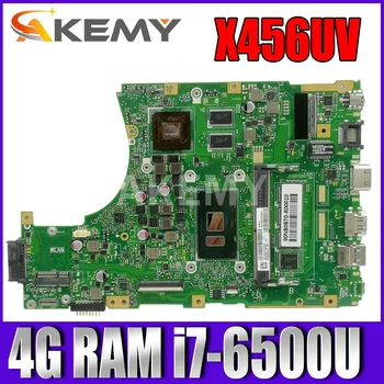 شراءAKemy A456U لـ ASUS X456UJ X456UVK X456UB F456U X456UV اللوحة الأم للكمبيوتر المحمول X456UQK اختبار اللوحة الرئيسية OK I7-6500u وحدة المعالجة المركزية DDR4-4GB-RAM