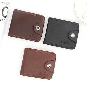 

Credit Card Holder Wallet Man Leather Purse For Men Business Hasp Cards Clemence Wallets Male Pocket Brand Money Billfold Clutch