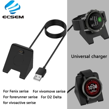 

USB charger for Garmin Fenix 6 6X 5 5S 5X plus Forerunner 45 245 935 vivoactive 3 4S charging wire cable 1M adapter cradle dock