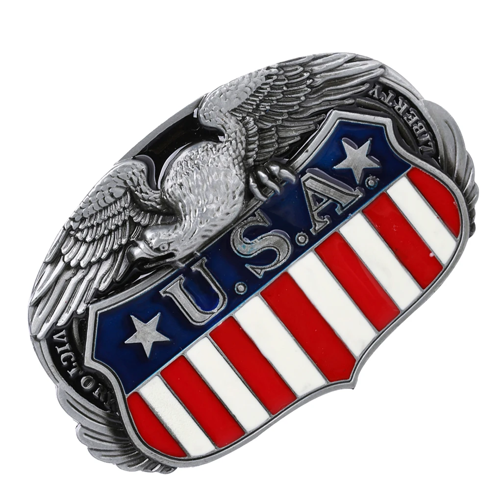 Unique Rodeo Indian USA Flag Belt Buckle Zinc Alloy Western Cowboy Cowgirl Cool Novelty Belt Buckle Jeans Accessory gift
