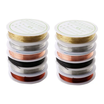 

Bare Copper Wire,Dead Soft for Hobby,Craft, Jewelry Making Multi Colors/ Pack