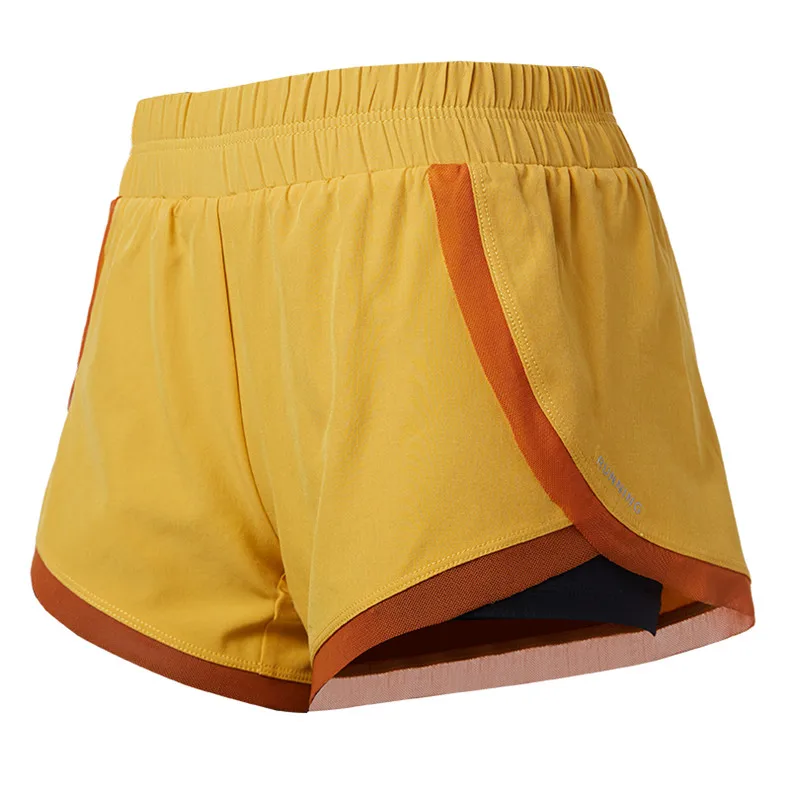 Vansydical женские спортивные шорты для йоги дышащие Jogger фитнес шорты для бега для женщины двухслойные тренировки Беговые Спортивные шорты - Цвет: FBF9133
