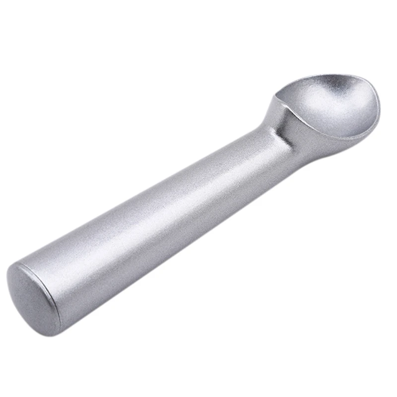 silver Инструменты для мороженого, портативная ложка из алюминиевого сплава с антипригарным покрытием, ложка для мороженого, ложка для дома, кухонные принадлежности - Цвет: silver