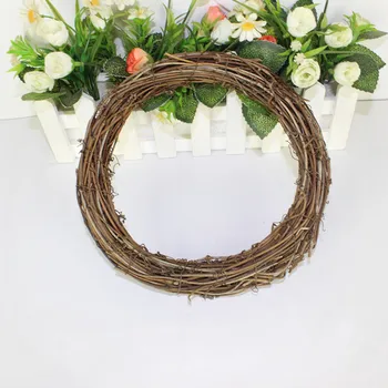 

Garland Natural Crafts Dried Branches Rattan Garland DIY Home Photo Decoration Props Ротанг венок Couronne De Rotin #YL10