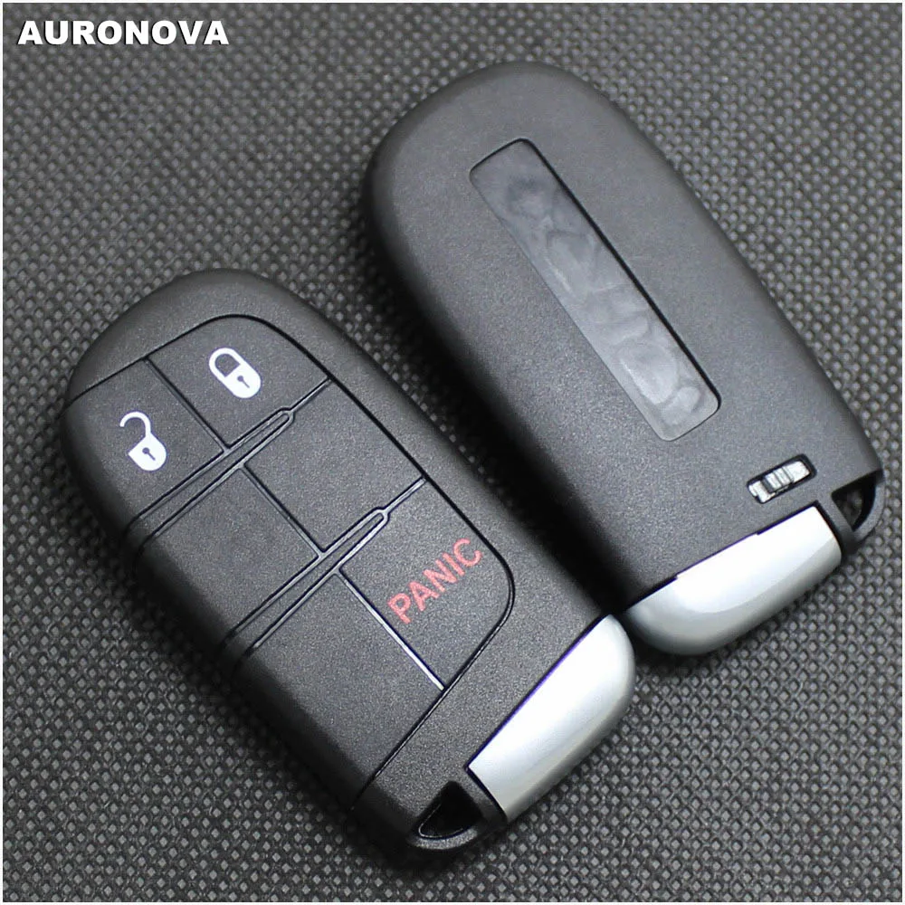 Auronnova новая Замена ключа без ключа для Jeep Dodge Chrysler 300 5 Кнопка дистанционный ключ-брелок от машины чехол
