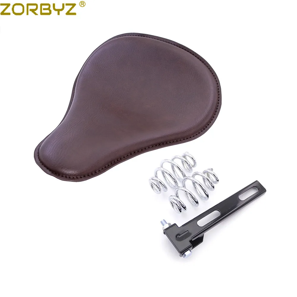 ZORBYZ мотоциклетный коричневый кронштейн из синтетической кожи для сиденья