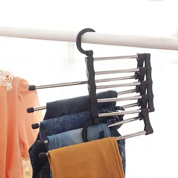 

Multi-functional S-type Stainless Steel Multi-layer Trouser Rack