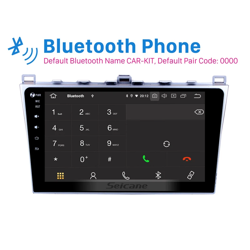 Cheap Seicane Car Multimedia Palyer For 2008 2009 2010-2015 Mazda 6 Ruiyi 10.1 Inch Android 9.0 HD Full 1024*600 Touchscreen Car Radio 2