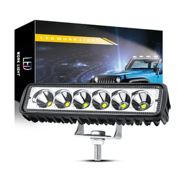 

Spot Working Lights Lamp For Offroad Car Truck Replacement Accessory 6LED Bar DRL Driving Fog 6500K Waterproof Useful