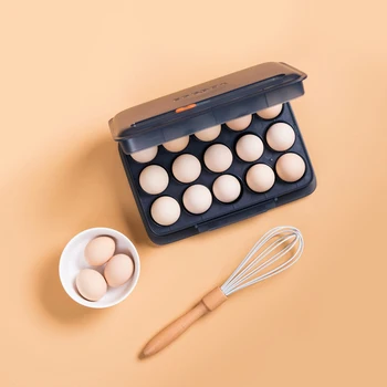 

Date Record Egg Box Storage Box Kitchen Compartment With Lid Egg Box Egg Tray Egg Rack Refrigerator Egg Storage Box