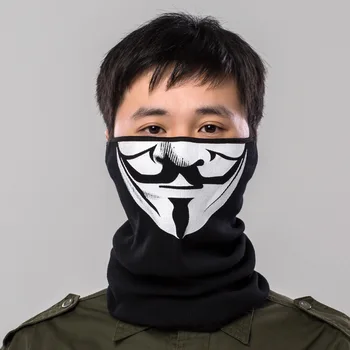 

Cosplay of Counter Strike Black Neck Scary Masks Motorcycle Bicycle Ski Skull Half Face Mask Ghost Scarf Headwear Mask