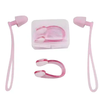 

Soft Silicone Swimming Set Waterproof Nose Clip And Ear Plug Ear Plug Useful Swimming accessories Newest