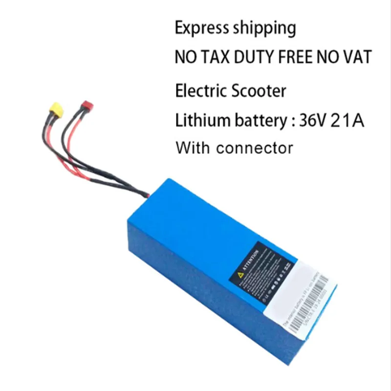 36V21A battery Нет пошлин бесплатно без НДС 48 В батарея 36 В литий-ионные батареи для электрического скутера с зарядным устройством и разъемом Электрический скутер - Цвет: 36V21A battery