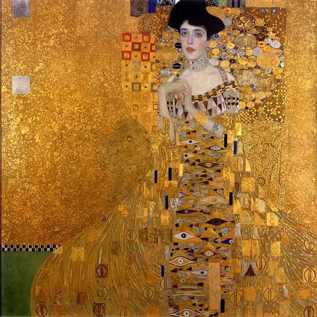 

100% handmade Oil Painting Reproduction on Linen Canvas Abstract,Portrait of Adele Bloch-Bauer I by gustav klimt,Free Shipping