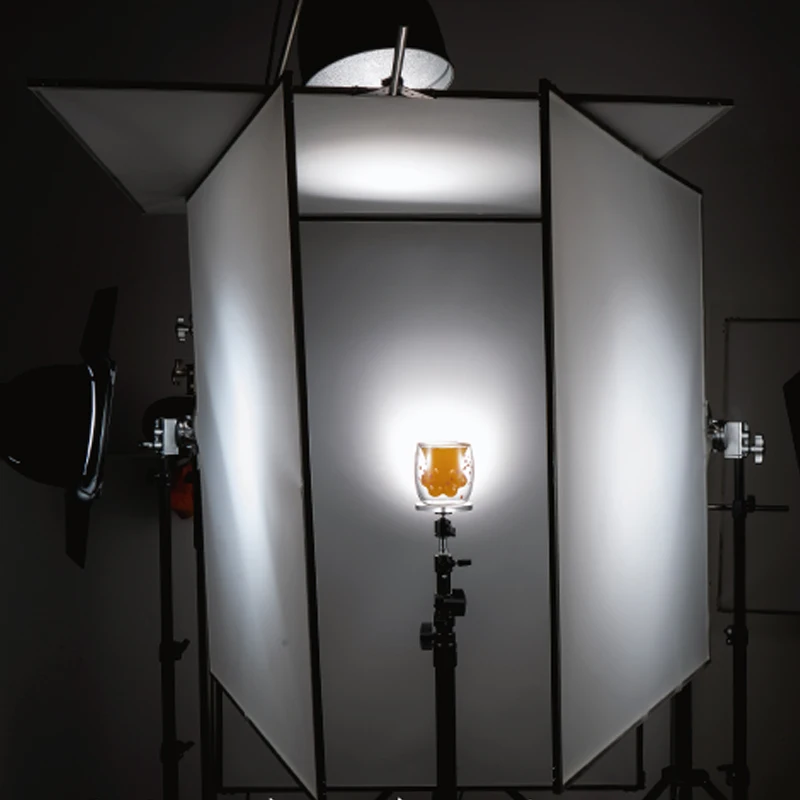 Still life Photo Shooting Acrylic Table Cosmetics Display Stand match Photo Studio Background Kit Light box for DSLR Camera