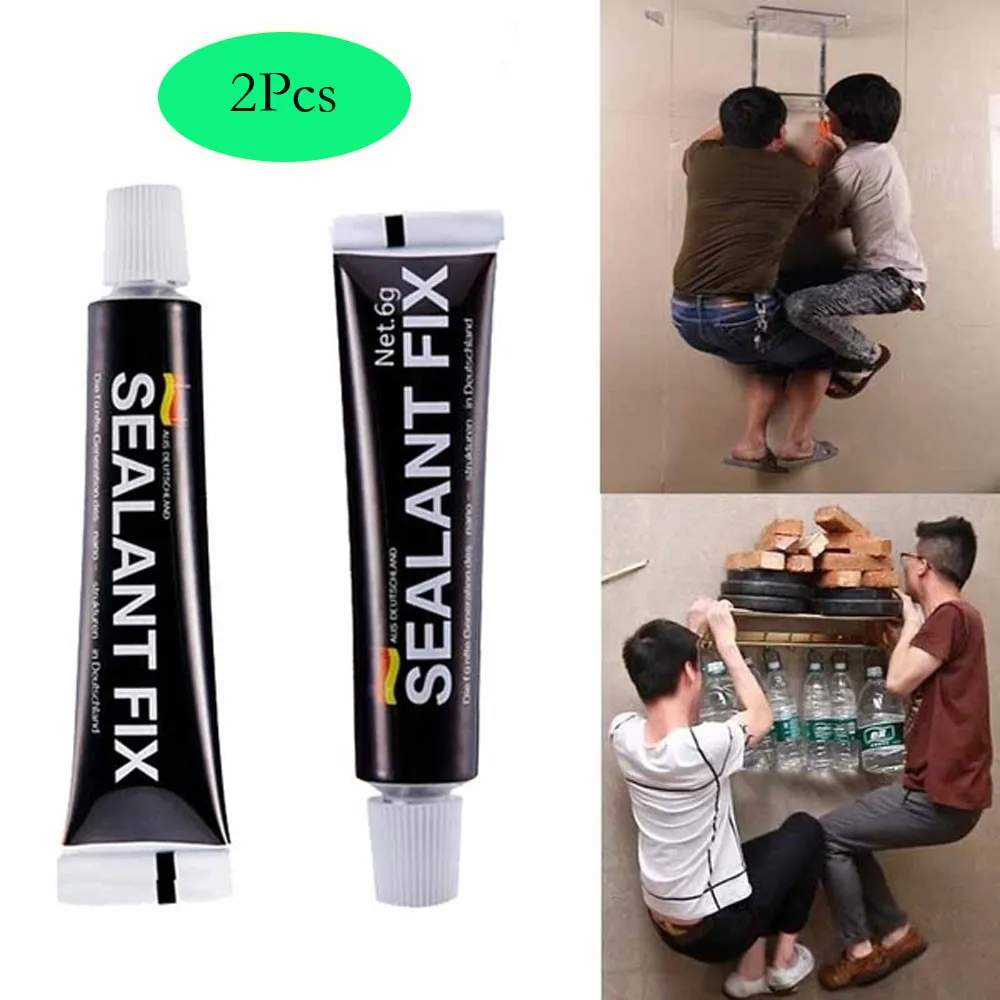 

2PCS Glass Glue Strong Adhesive Metal Glue Adhesive Sealant Fix Waterproof Epoxy Resin DIY Crafts Glass Super Drying Glue