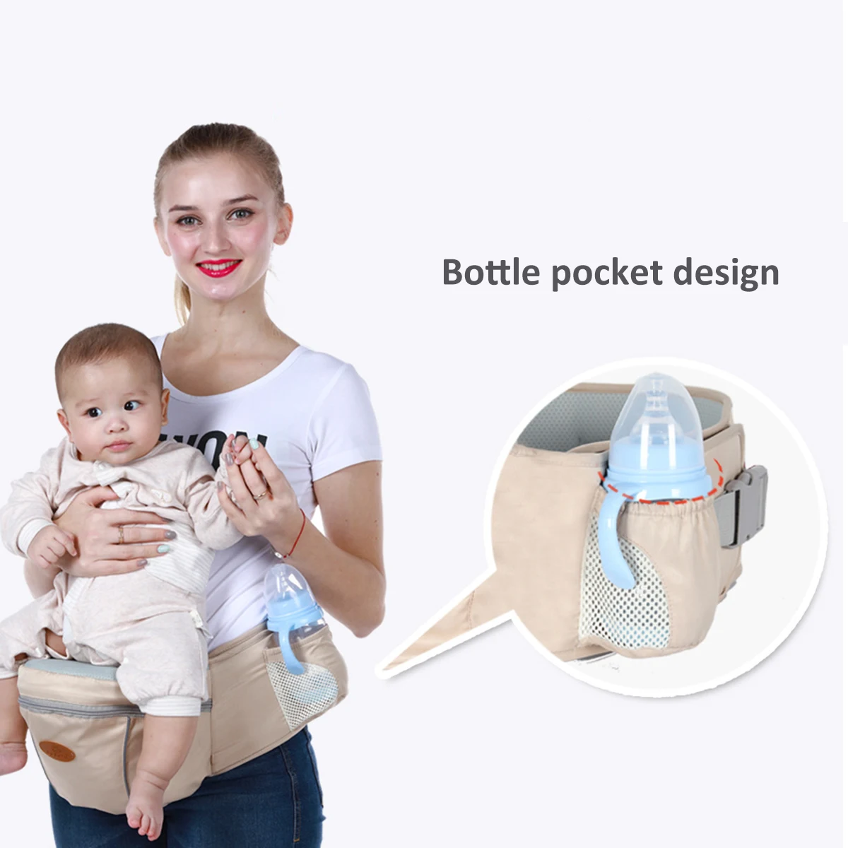 4 цвета Рюкзак Кенгуру hipseat для младенцев перевозчика стулообразные ходунки ребенка держать пояс Рюкзак-переноска для детей и младенцев комфорт талии сиденье