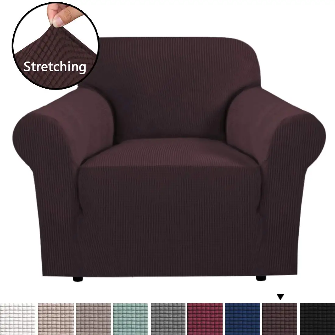 8 Colors Couch Cover Stretch Stylish Furniture High Spandex Lycra Slipcover Machine Washable/Skid Resistance | Дом и сад