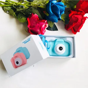 

2 Inch HD Screen Chargable Digital Mini Kids Camera Cartoon Cute Camera Toys Outdoor Photography Props for Child Birthday Gift