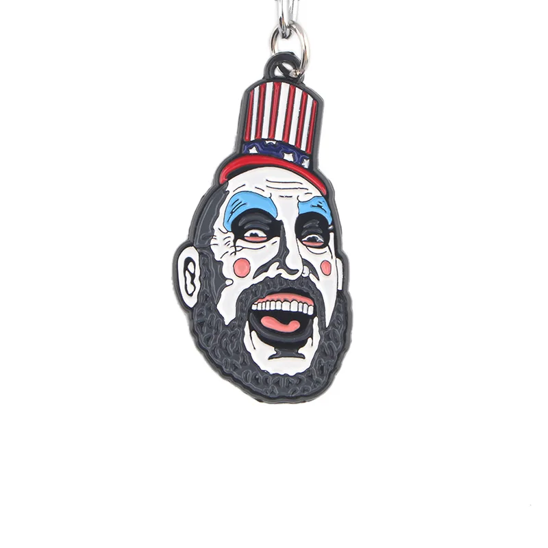 P4078 Dongmanli House of 1000 Corpses Captain spaulding подвеска брелок металлический Автомобильный держатель для брелки для ключей ювелирные изделия на Хэллоуин