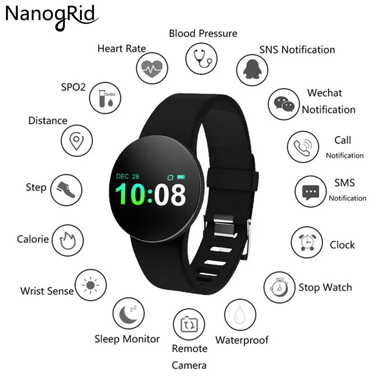 D13 Plus Smart Watch Men Fitness Tracker Message Call Reminder Sport Watches with smartwatch GPS android waterproof mens Relogio