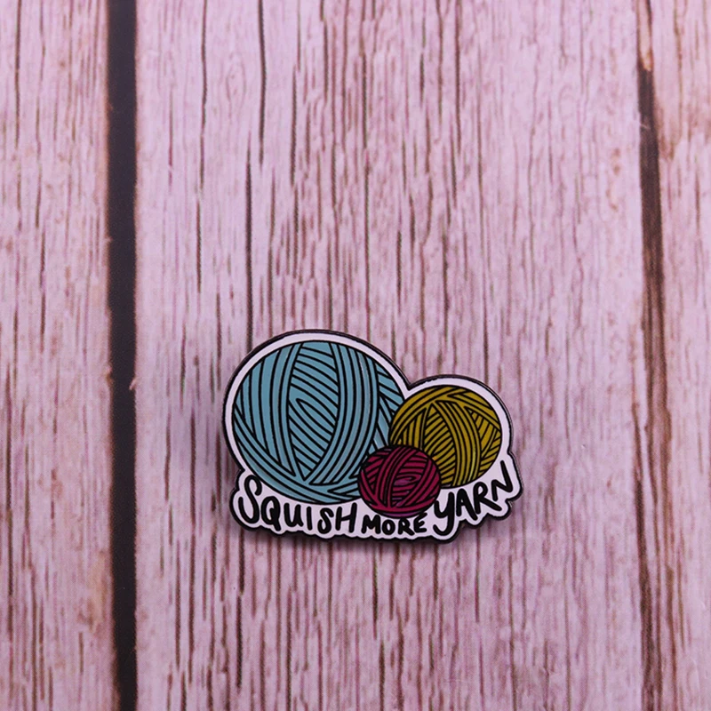 Seamstress Pin Enamel Knitting Pins Enamel Knitting Pin Brooch