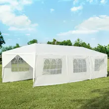 10'x30' Outdoor Party Wedding Tent Canopy Heavy duty Gazebo Pavilion 8 Sidewall  OP3936WH