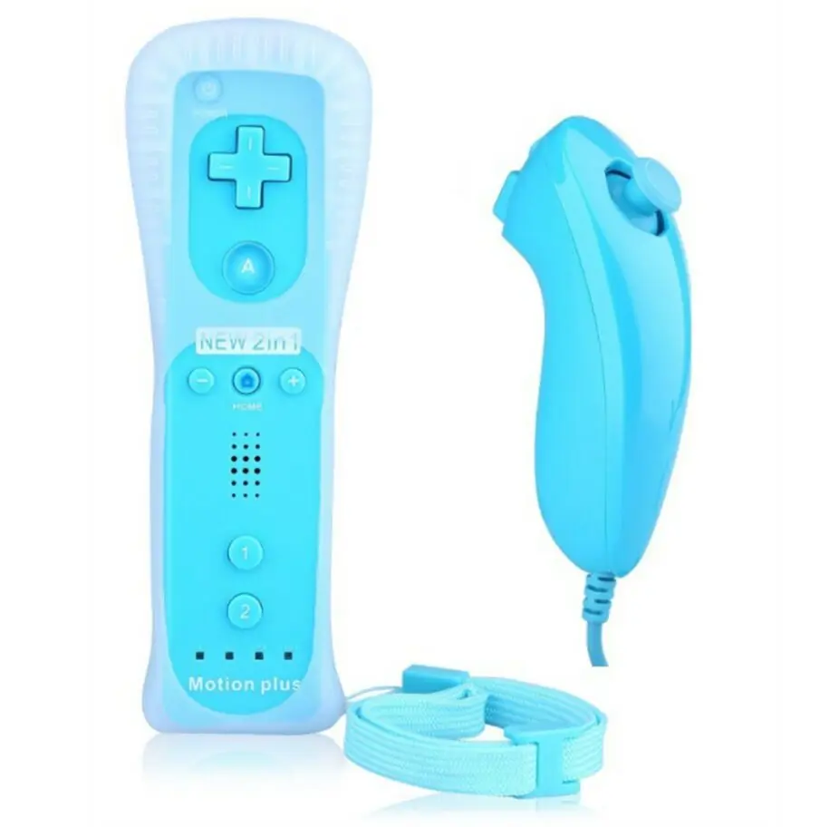 Built-in Motion Plus Remote For Nintendo Wii Controller Wii Remote Nunchuck Wii Motion Plus Controller Wireless Gamepad Controle