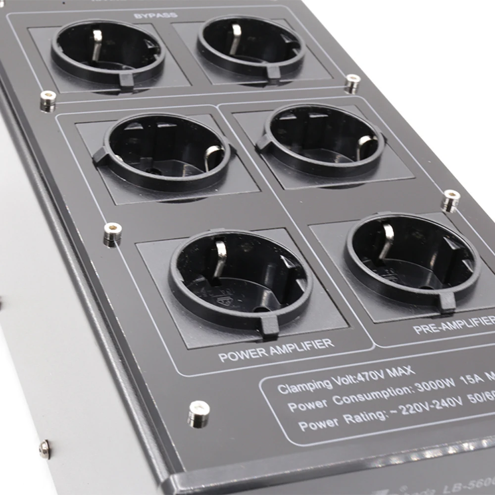 Блок питания Bada LB 5600 HiFi блок розетка Schuko 6 каналов Кондиционер переменного тока